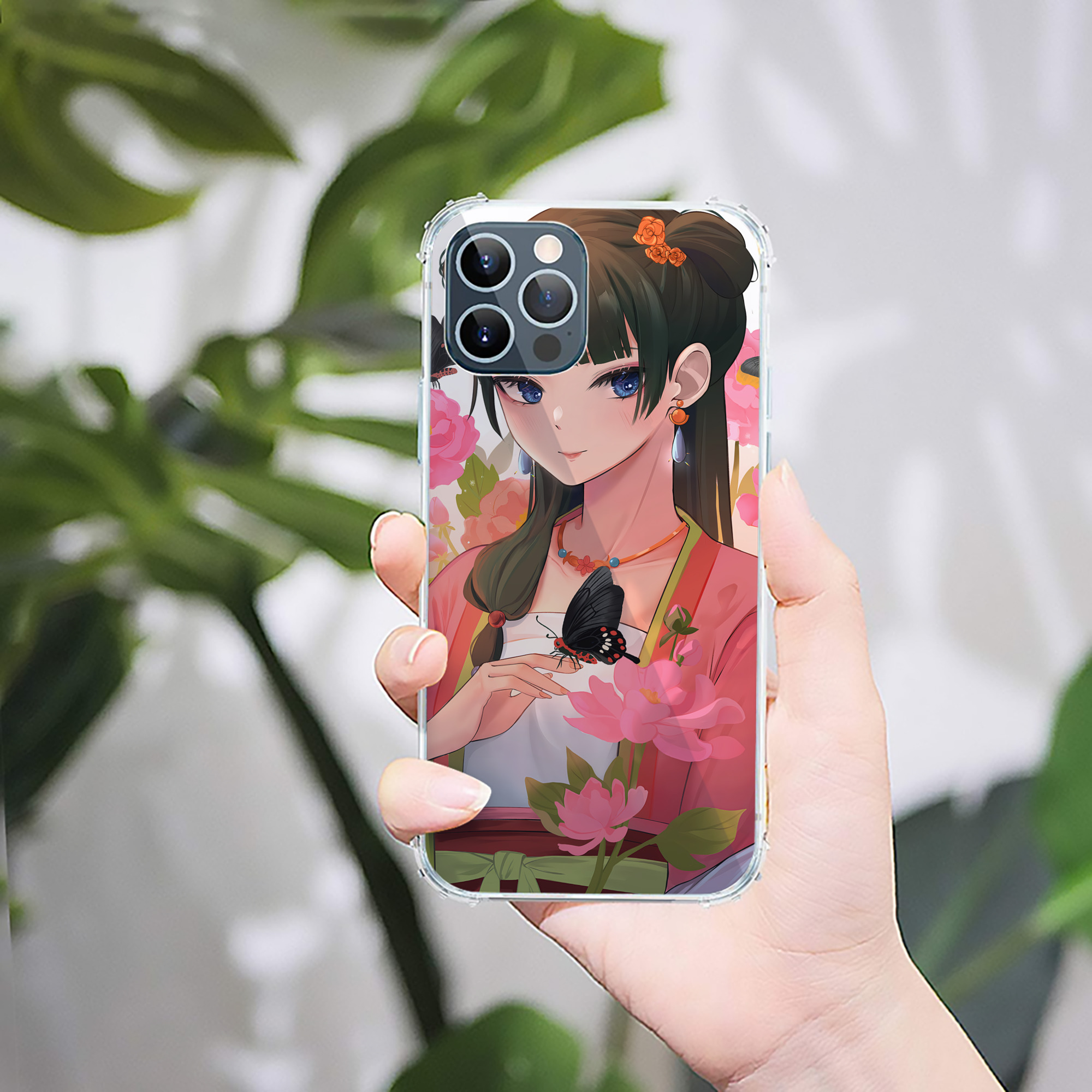 （画像用） 薬屋のひとりごと The Apothecary Diaries 【iPhone 12シリーズ対応】透明スマホケース（クリアソフトケース）